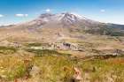 Washington State, Skamania County. Mount St. Helens or Louwala-Clough is an active stratovolcano. Art Print